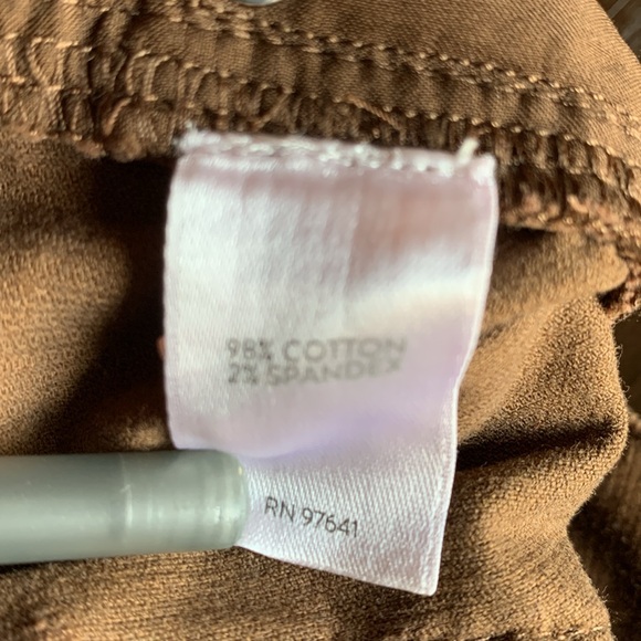 J Jill womens brown corduroy pants size 10 Petite twee retro forest academia - Picture 13 of 14